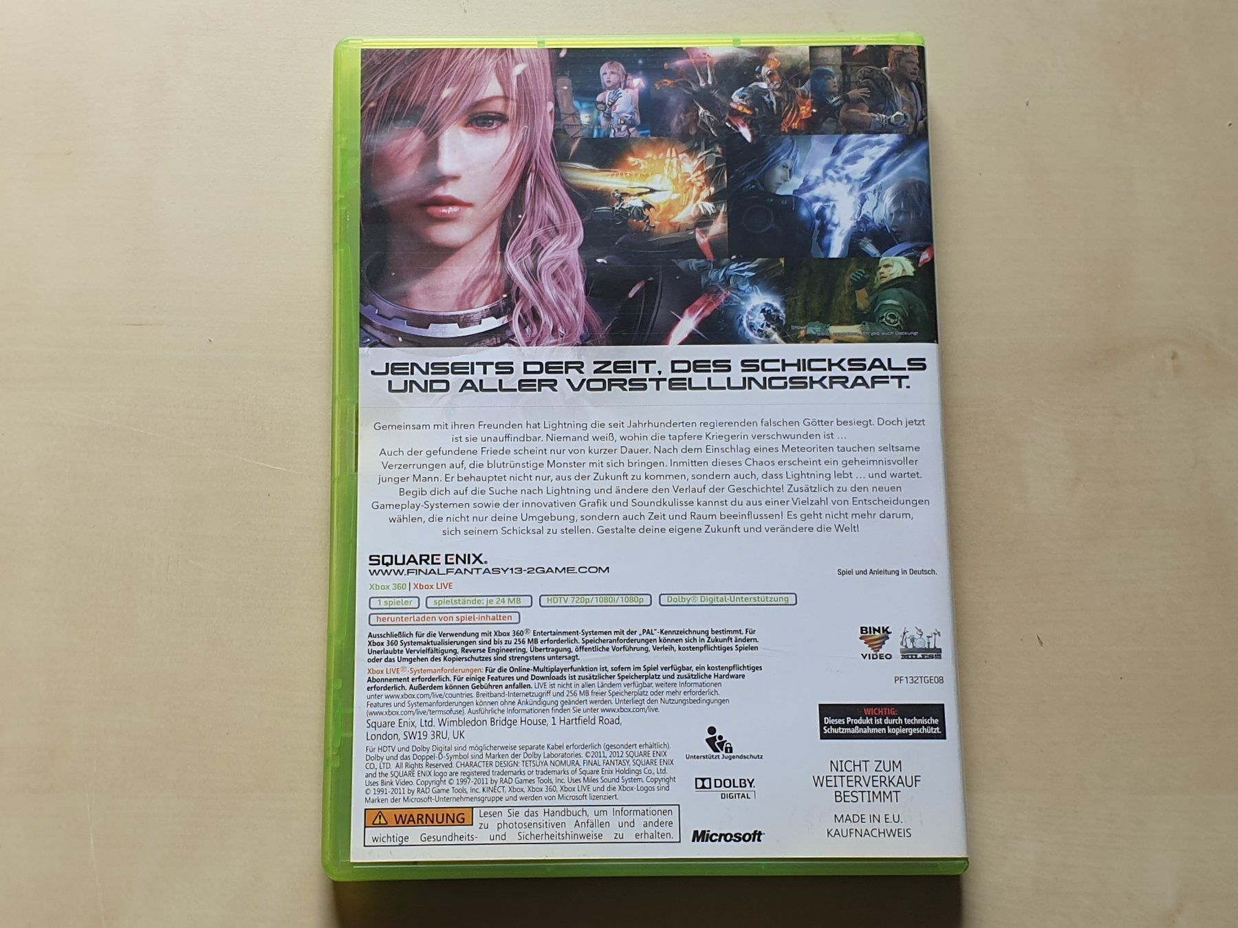 Microsoft Giochi: Final Fantasy XIII-2 – Usato da Stansstad venduto da collectorsshop 1