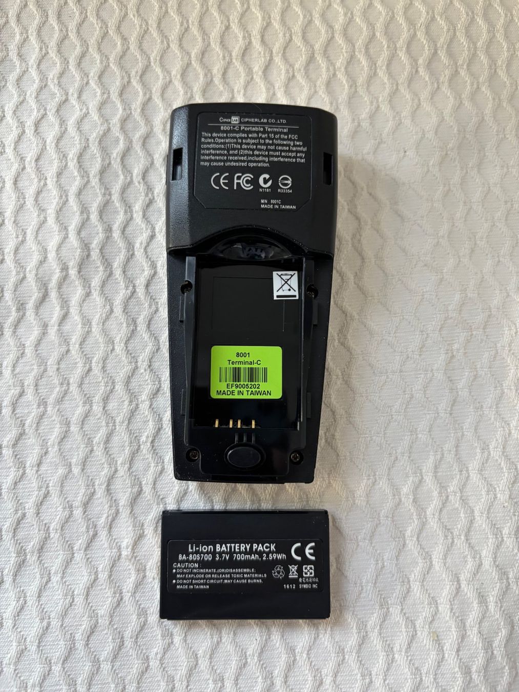 Scanner: Mobiler Barcodescanner Elcode 8001 Terminal - C – Usato da Einigen venduto da Medicom-Pharma 1