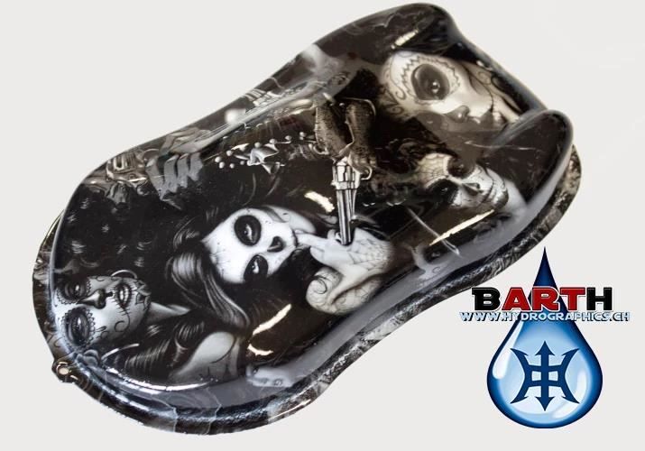 Folien: Wassertransfer-Folien "La Catrina" – Neu und originalverpackt aus Schönenwerd von Wassertransferdruck