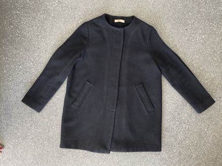 Manteau femme Sessun noir coupe droite taille S