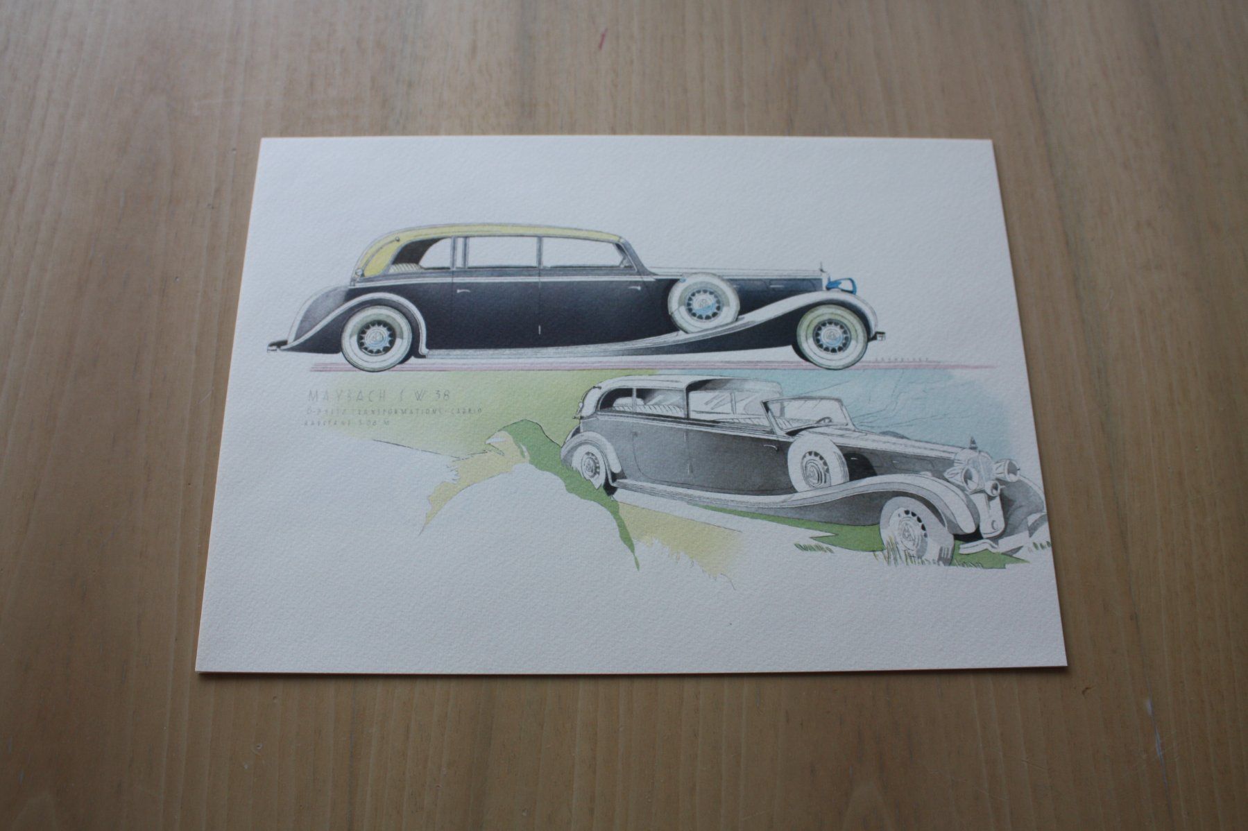 Maybach Dokumente: MAYBACH TYP SW 38 PROSPEKT – Gebraucht aus Wikon von erwin400 5