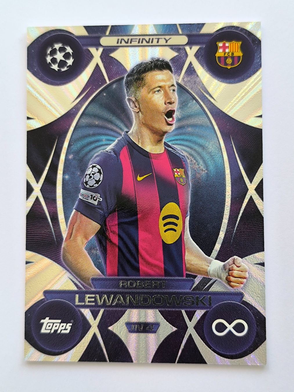 Topps Carte collezionabili: Match Attax 25/26 - Infinity - R. Lewandowski- IN4 – Usato da Zürich venduto da manito89