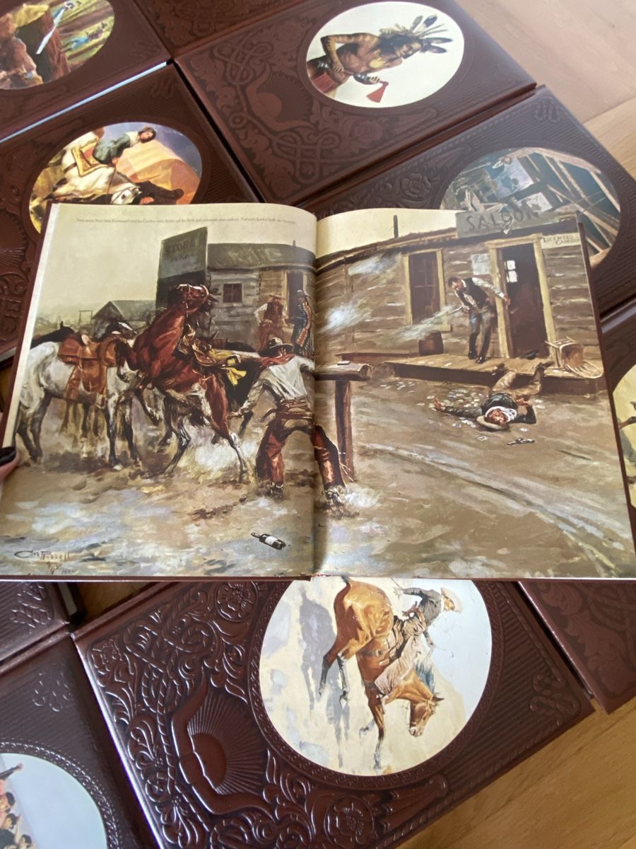 Libri: 20 Bücher Bände Der wilde Western - Time Life – Usato da Anglikon venduto da Couture-Shop 9
