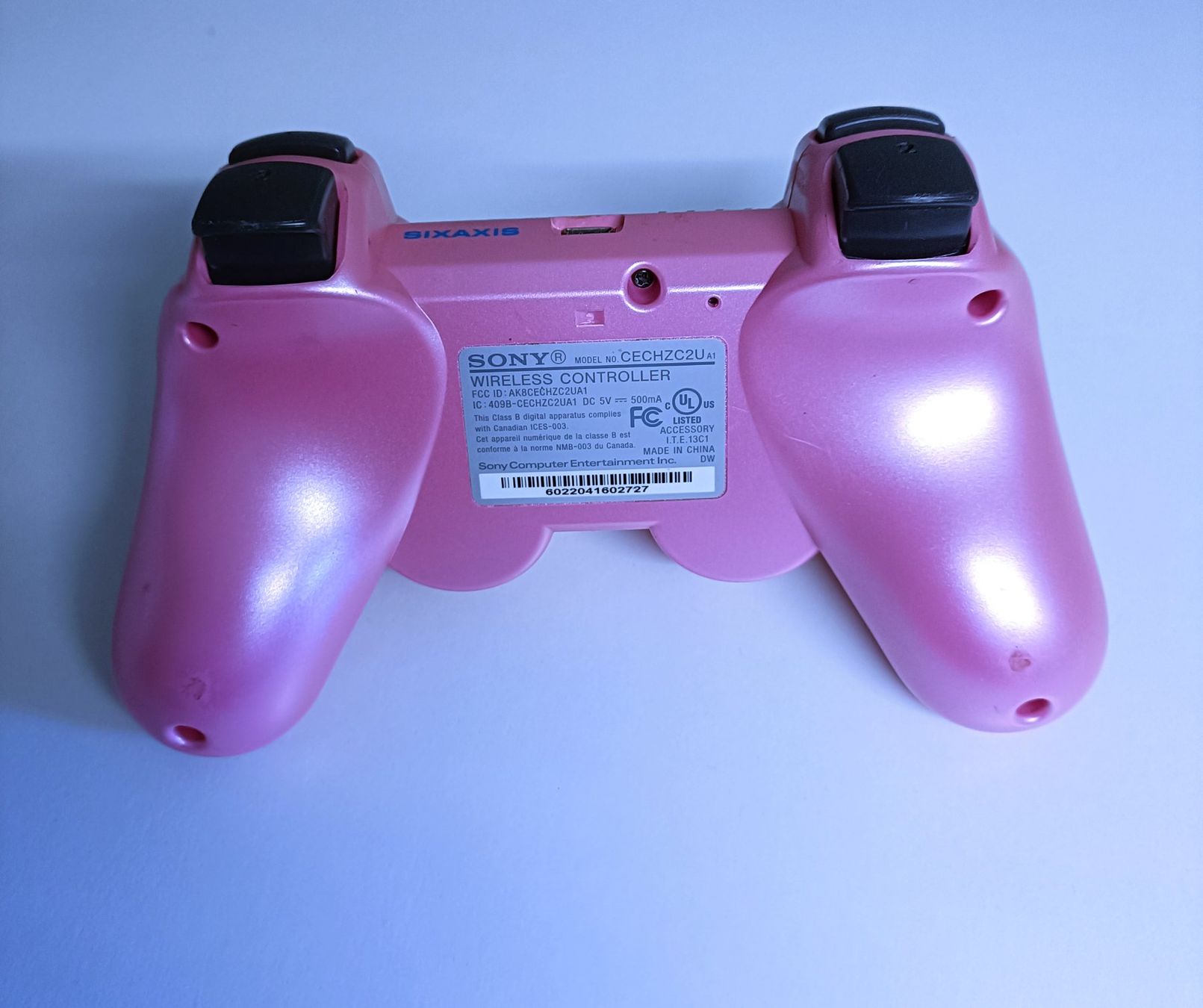 Sony Controller: Original PlayStation 3 Controller, rosa/pink – Usato da Köniz venduto da Gamecollect 1