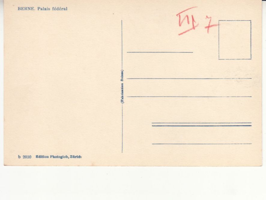 Cartoline postali: Bern ca. 1930 – Usato da Bürglen TG venduto da StampGraf 1