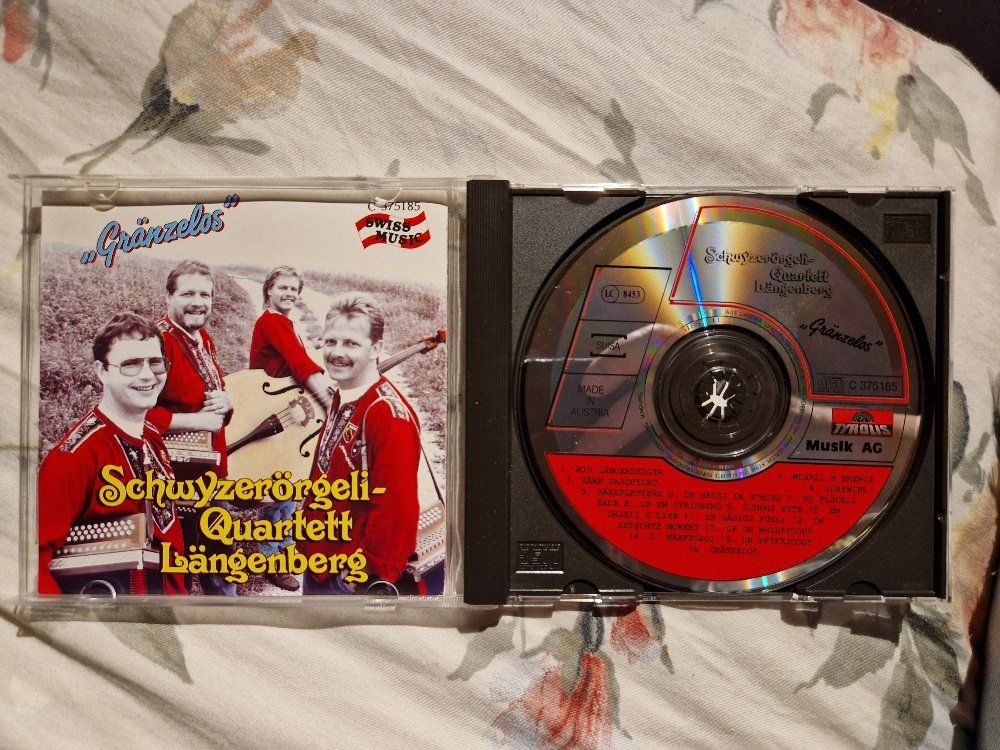 CD: Schwyzerörgeli Quartett Längenberg: Gränzelos - Vergriffen! – Usato da Brittnau venduto da Zibu 2