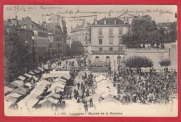 LAUSANNE MARCHÉ DE LA RIPONNE 1903