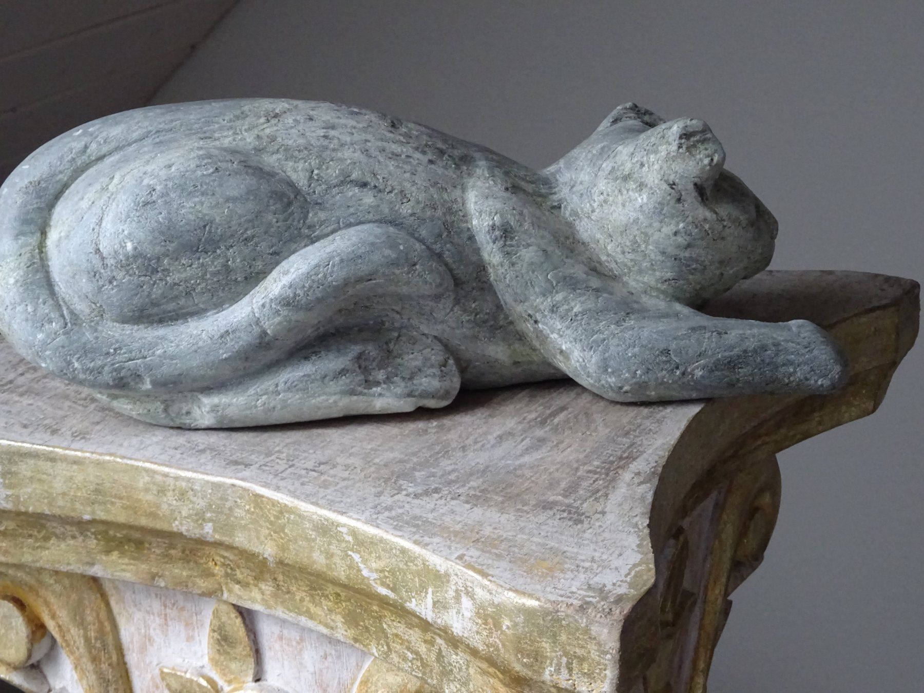 Sculture & Statue: Katze Stein Steinmetz / Katzenfigur – Usato da Esslingen venduto da eintagammeer 5