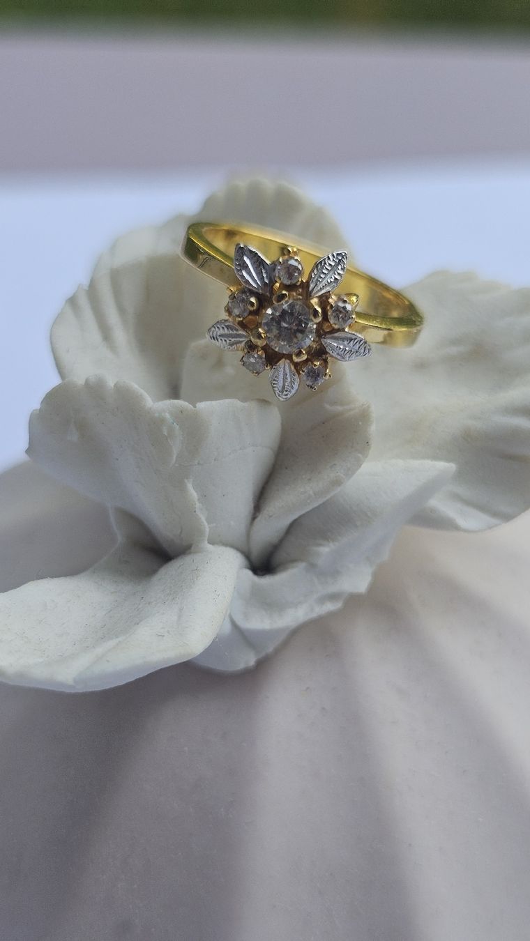 Anelli: GOLD Ring mit Diamanten – Nuovo e nell'imballaggio originale da Effretikon venduto da rinuom01 4