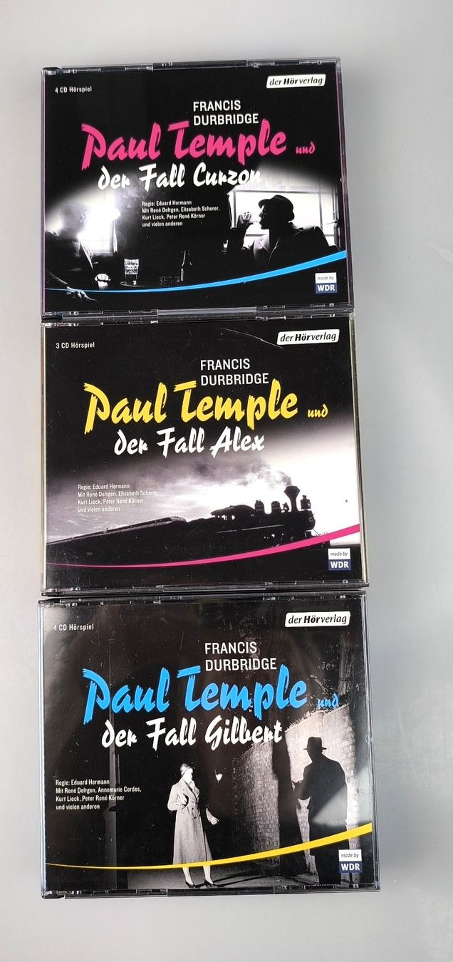 Hörbücher: Francis Durbridge: Paul Temple CD-Hörbücher – Gebraucht aus Rüti ZH von Restwert_Rueti_ZH