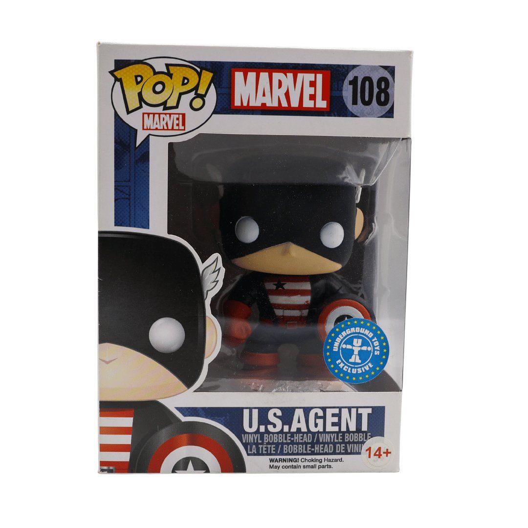 Funko Figuren: U.S. Agent #108 Funko POP Marvel – Neu und originalverpackt aus Paudex von dindeboy