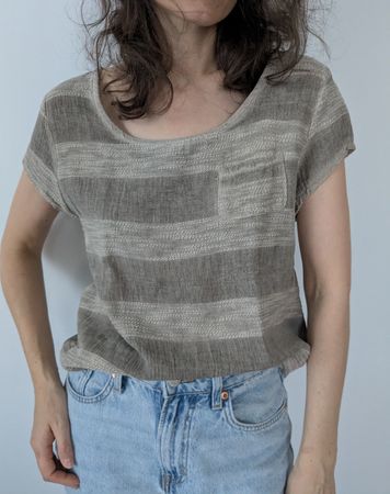 Damen Shirt gestreift, Baumwolle ,Grösse S 