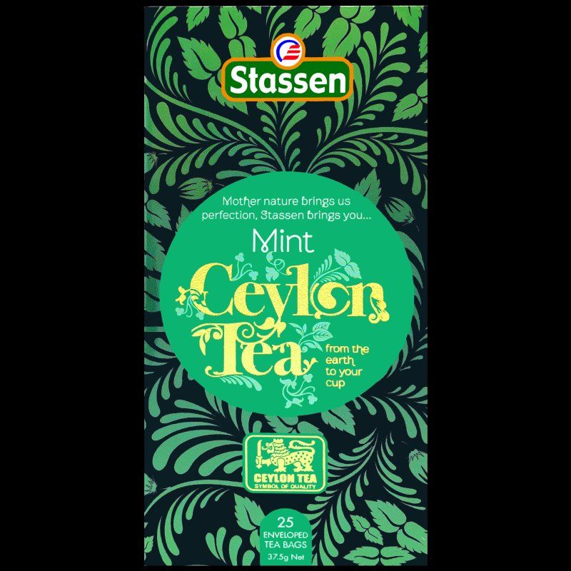 Cibi & Specialità: Stassen - Mint Black Tea - Gastro-Teebeutel – Nuovo e nell'imballaggio originale da Gampelen venduto da Geschenkxy 1