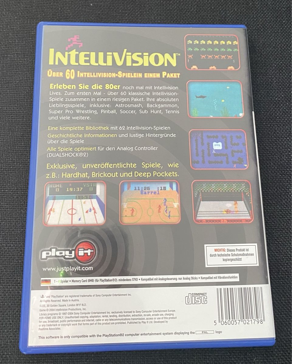 Sony Giochi: Playstation 2 Intellivison – Usato da Opfikon venduto da Luis144 1