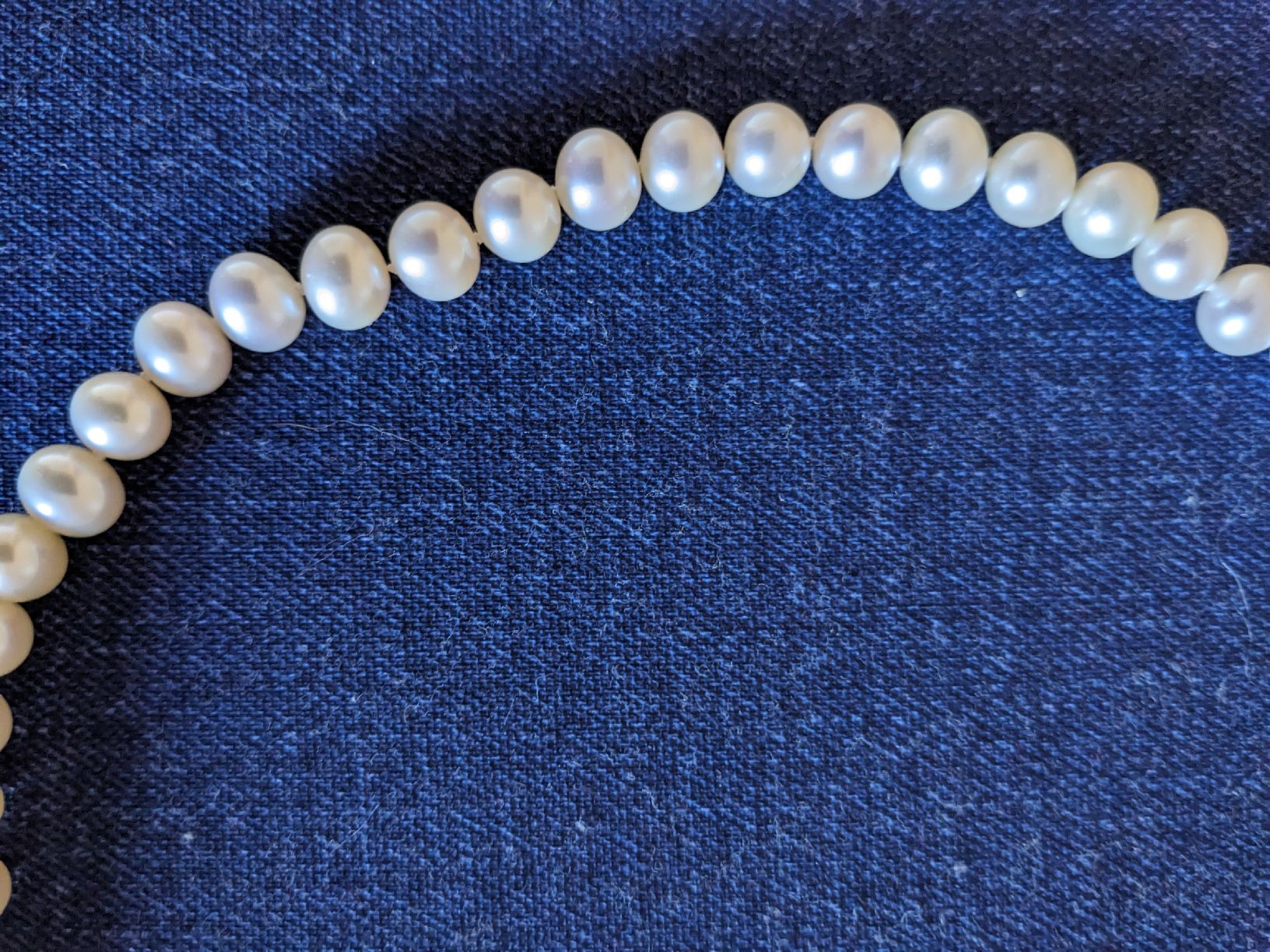 Perle (finte): Perlencollier 8 - 9 mm Gelbgold – Nuovo (secondo la descrizione) da Toffen venduto da Lohner51 2