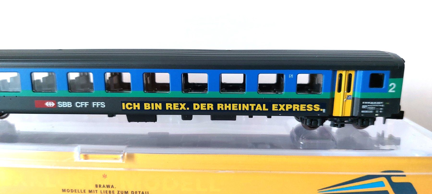 Brawa Modellini di ferrovie: Brawa / Aare Valley Models EW II SBB " REX " 65245 – Nuovo e nell'imballaggio originale da Biberist venduto da Ntrains 1