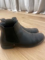 Black Leather Ankle Boots, EU 38