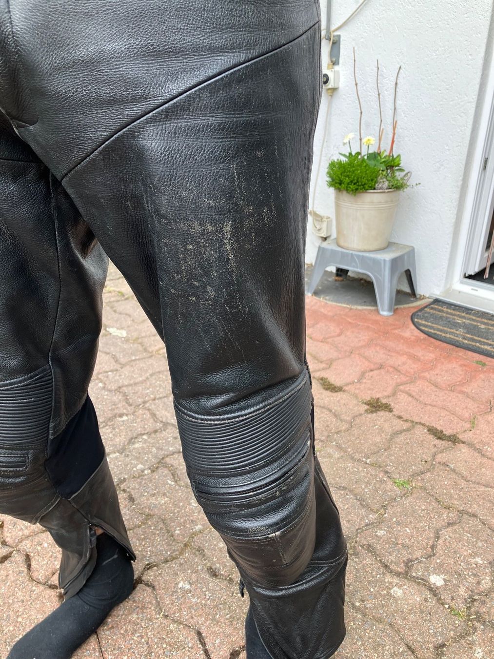 IXS Pantaloni: Töffhose Leder Marke IXS Langgrösse 114 – Usato da Widen venduto da DexterGordon 2