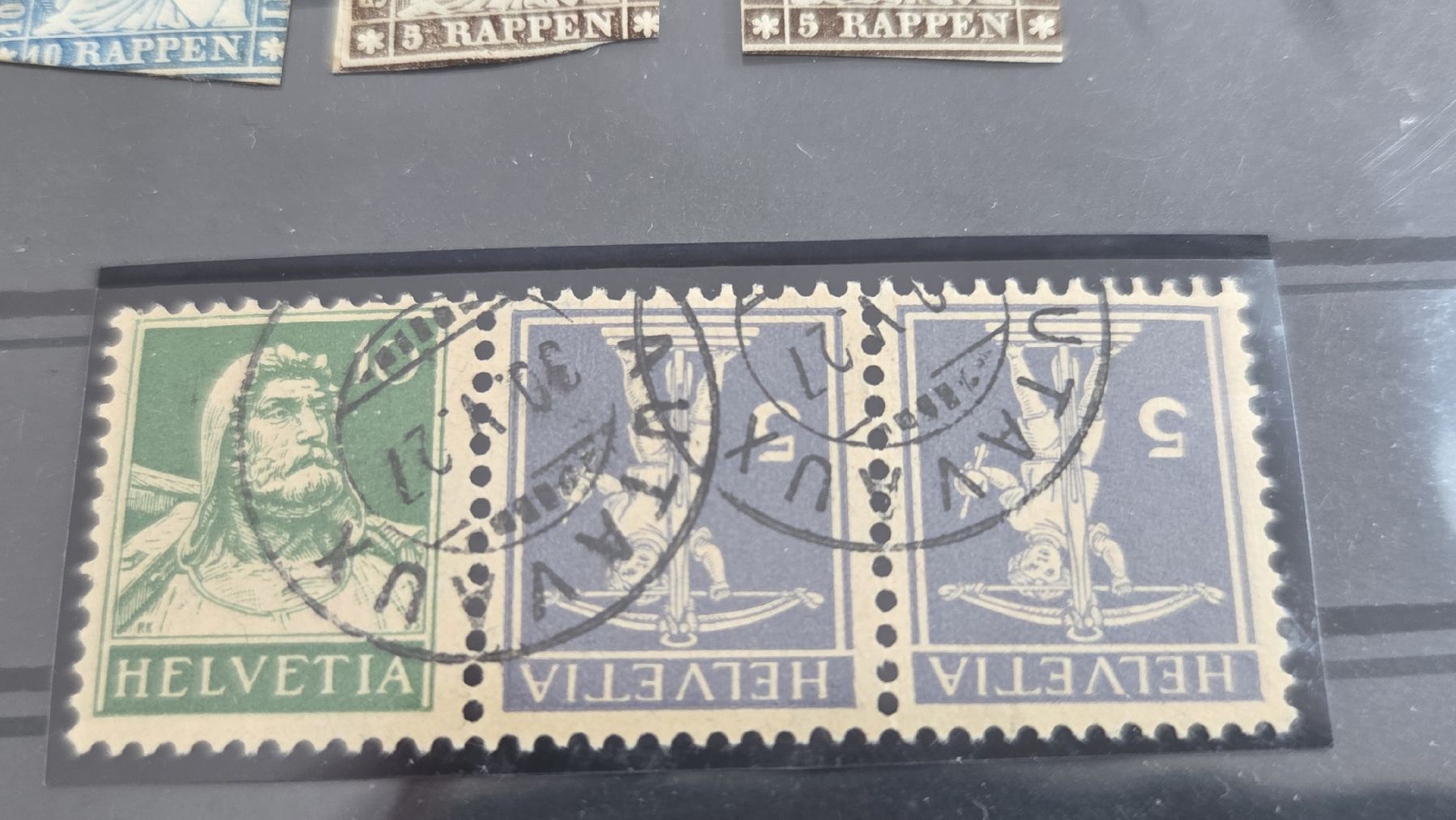 Tutti i francobolli: 7 3x Strubel 1x Kehrdruck – Usato da Arni AG venduto da Moth68 2