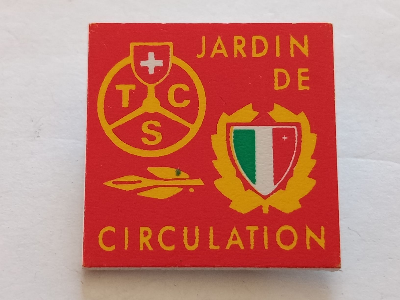 TCS Plaketten & Abzeichen: Insigne TCS Jardin de Circulation Neuchâtel... – Gebraucht aus Bex von Canouille 1