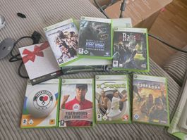 Xbox 360 Konsole mit 7 Games - Top Zustand, Winter Deal!