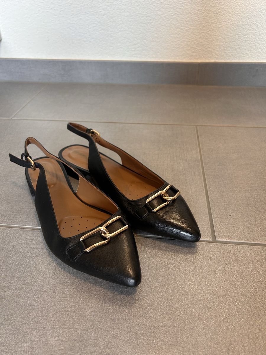 Geox Scarpe da donna: Geox Slingback Ballerinas Leder – Nuovo (secondo la descrizione) da Winterthur venduto da ame_k6hm