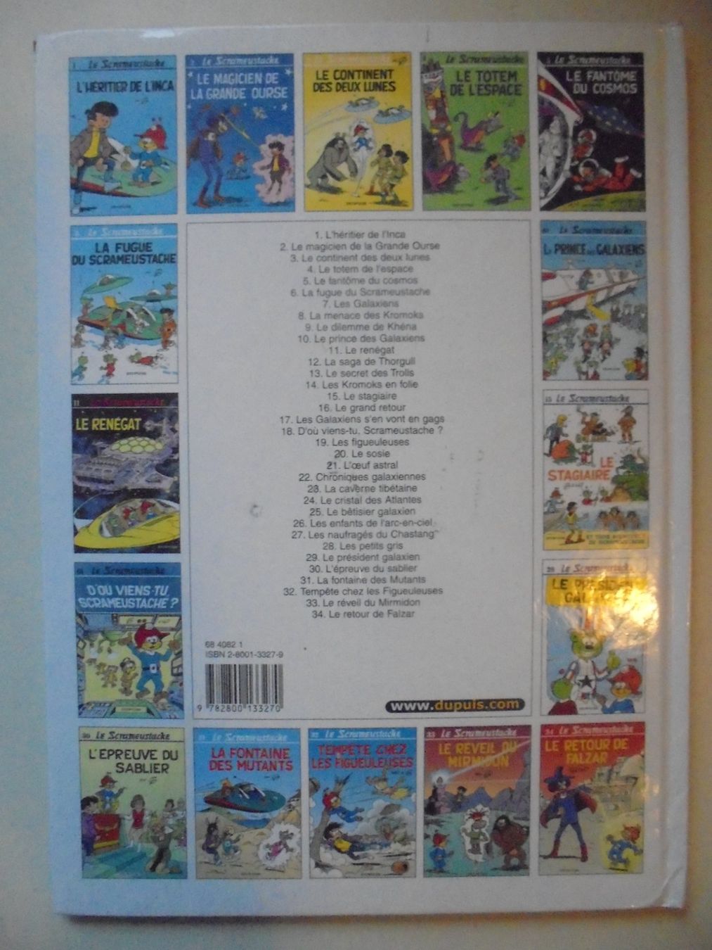 Fumetti: LE SCRAMEUSTACHE " 34) le retour de Falzar " E.O 2003 – Usato da Crissier venduto da Promopost 1