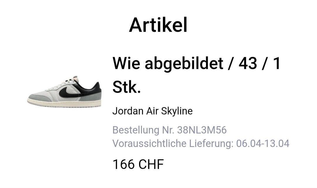 Scarpe da uomo: NIKE AIR JORDAN SKYLINE LOW – Nuovo e nell'imballaggio originale da Rheinfelden venduto da Fairness020 3