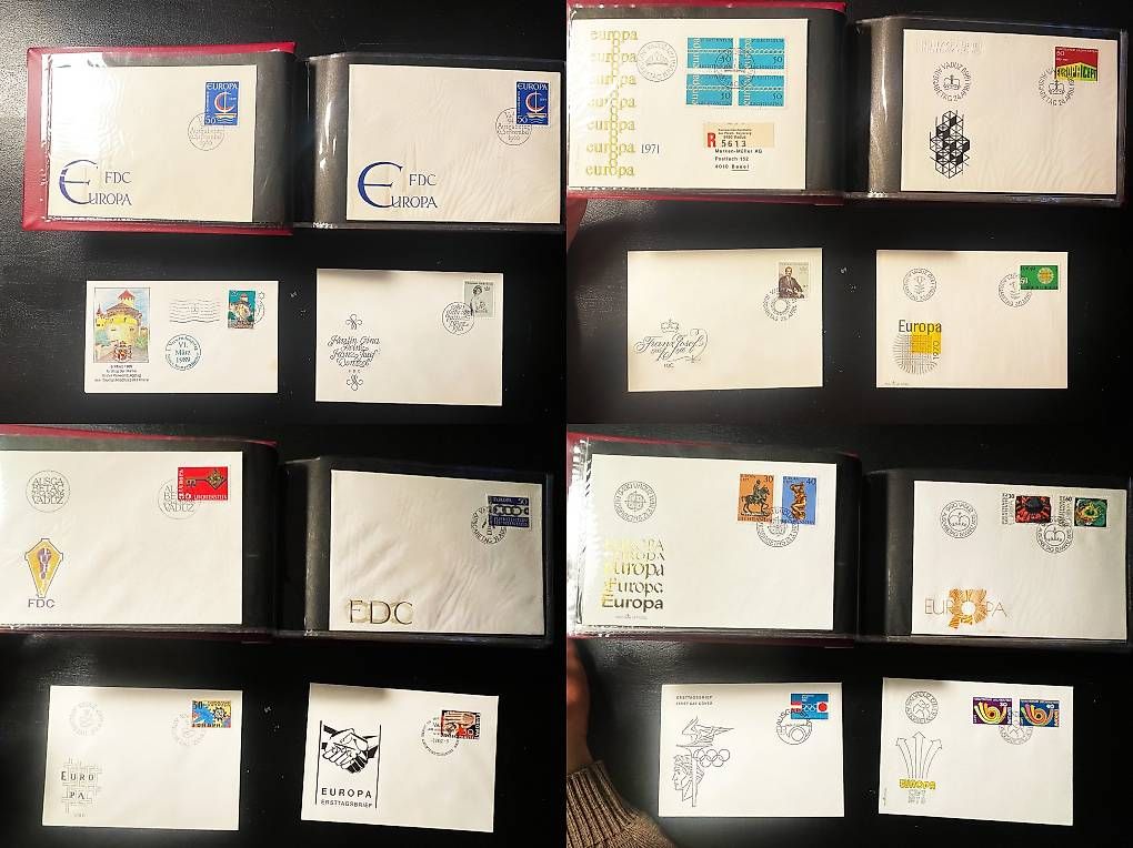 Tutti i francobolli: Ersttagsbriefe FDC Lichtenstein 1961 bis 1989 – Usato da Luzern venduto da VictorHugenay 4
