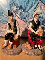 Vintage Black Forest Galicia Couple Ceramic Spain