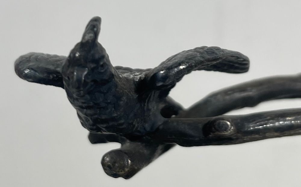 Sculture & Statue: Art-Deko Blatt Schale mit Vogel Skulptur – Usato da Hinwil venduto da Chnap 2
