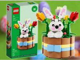 LEGO Frühling Osterkorb Hase Blumen Tulpen 40587