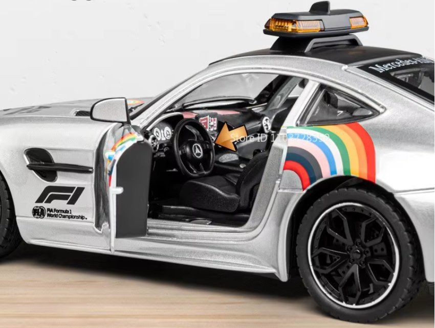 Mercedes-Benz Modellini d'auto: NEU Formel 1 Safety-Car 1:24 – Nuovo e nell'imballaggio originale da Ettingen venduto da SwissHellcat 1