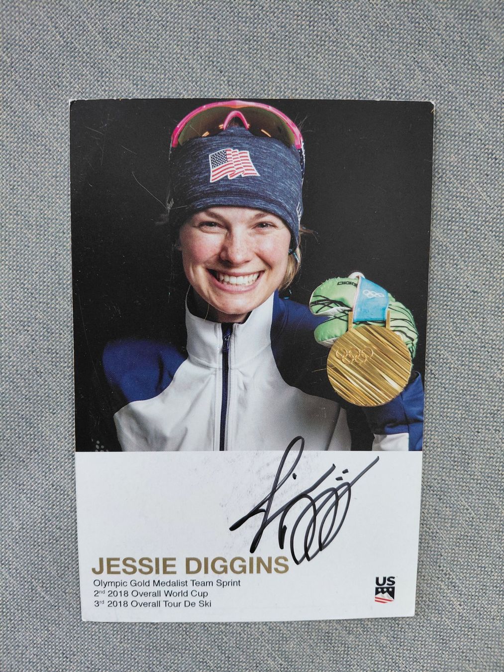 Autogramme: Autogrammkarte Jessie Diggins – Gebraucht aus Schmerikon von Olympia04