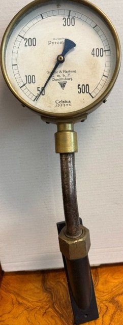 Misurare: Antiker Quecksilber Pyrometer mit Messinggehäuse, top Zus... – Usato da Gersau venduto da pandabear01 3