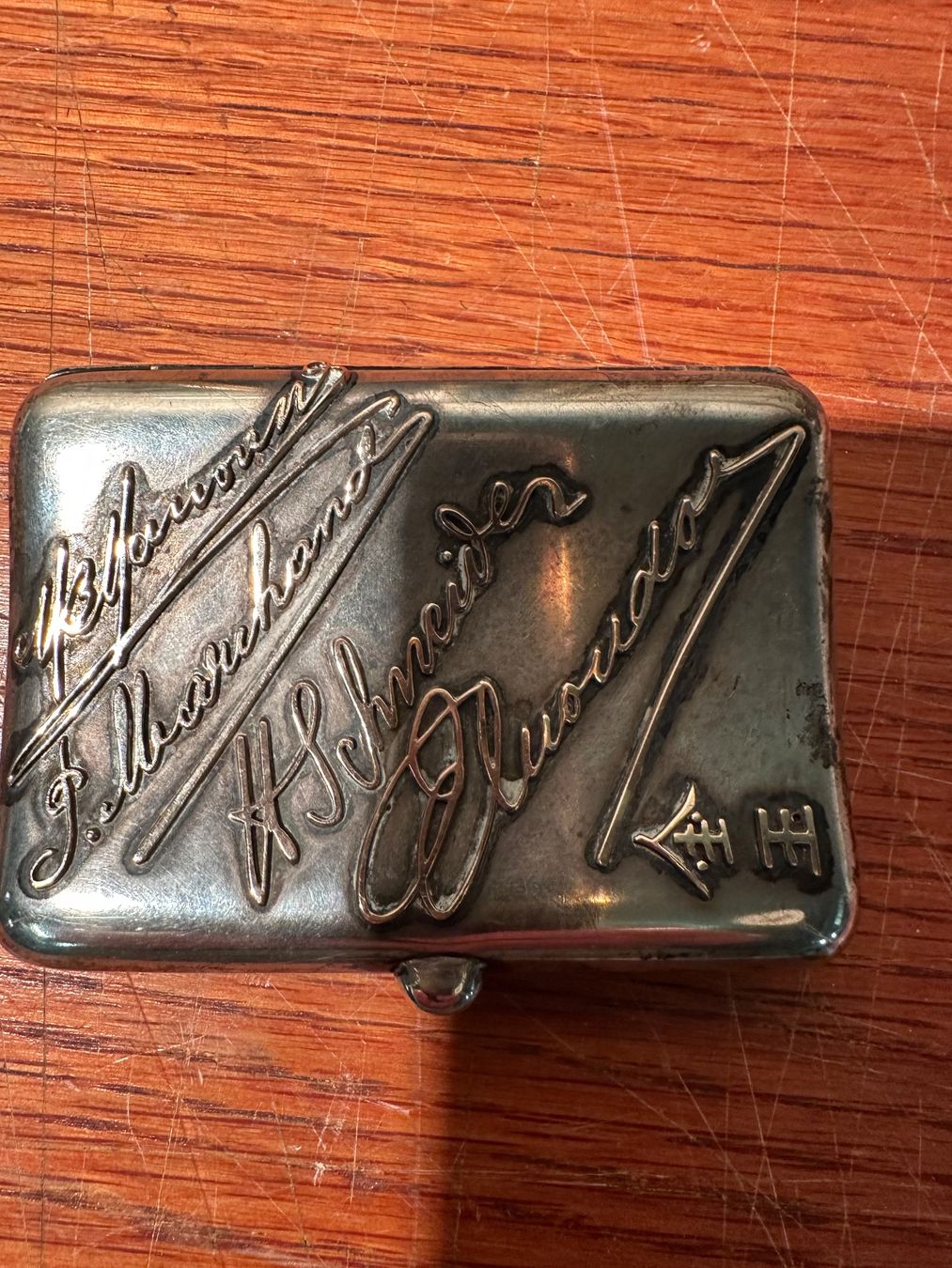 Barattoli: Boite à cigarettes signee, collection, ancienne argent – Usato da Lausanne venduto da artnouveau04