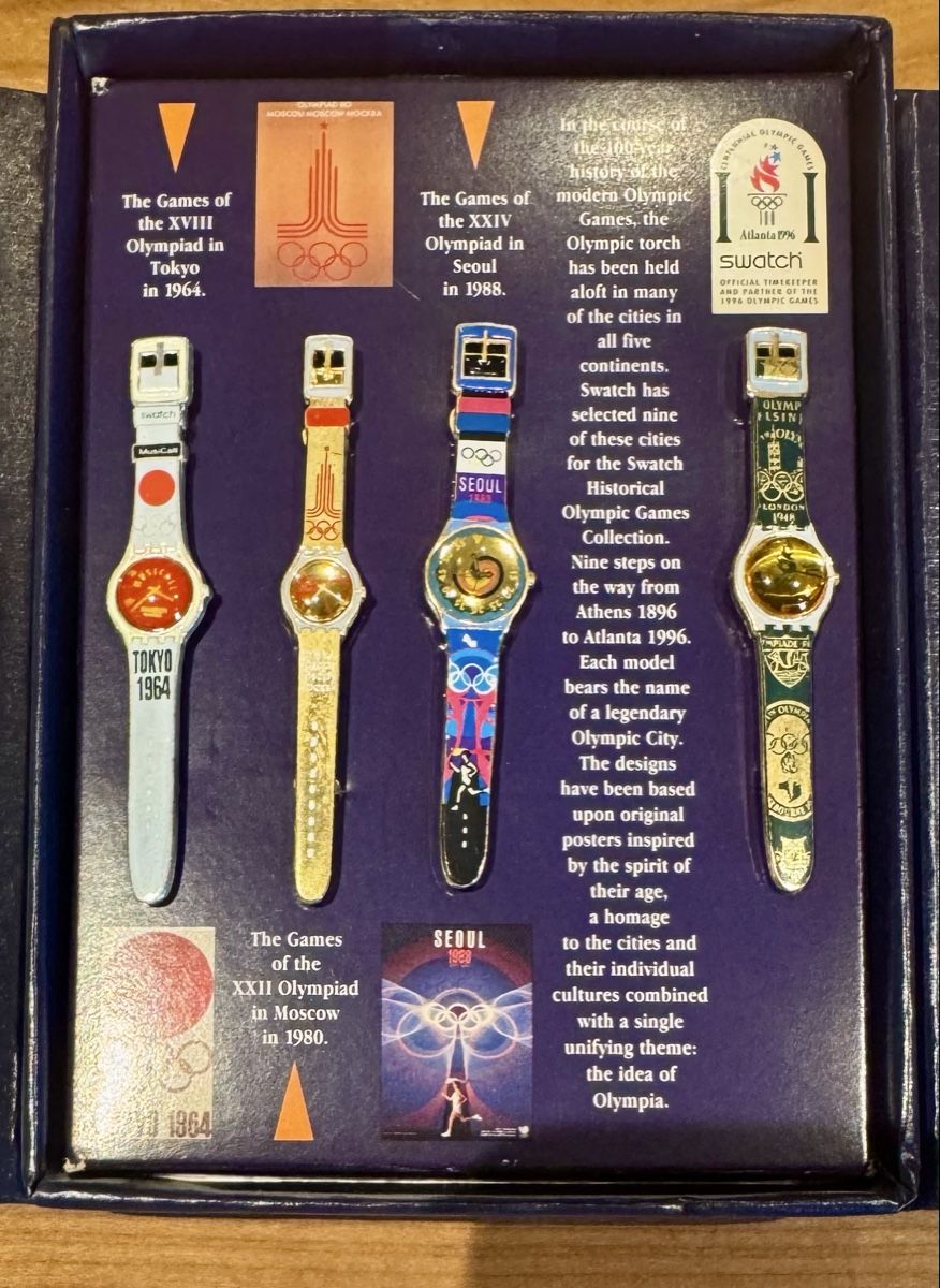 Placchette & Badge: Swatch Olympic Pins Set 1996 Limited 0888/3600 – Usato da Stadel venduto da bewinshop 6