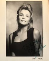 Gigi Rice Autogramm signiert Foto 20x25cm