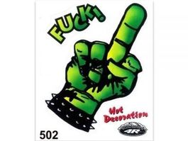 Aufkleber Fuck Mittelfingen Monster Energy 11.5cm (Art. 502)