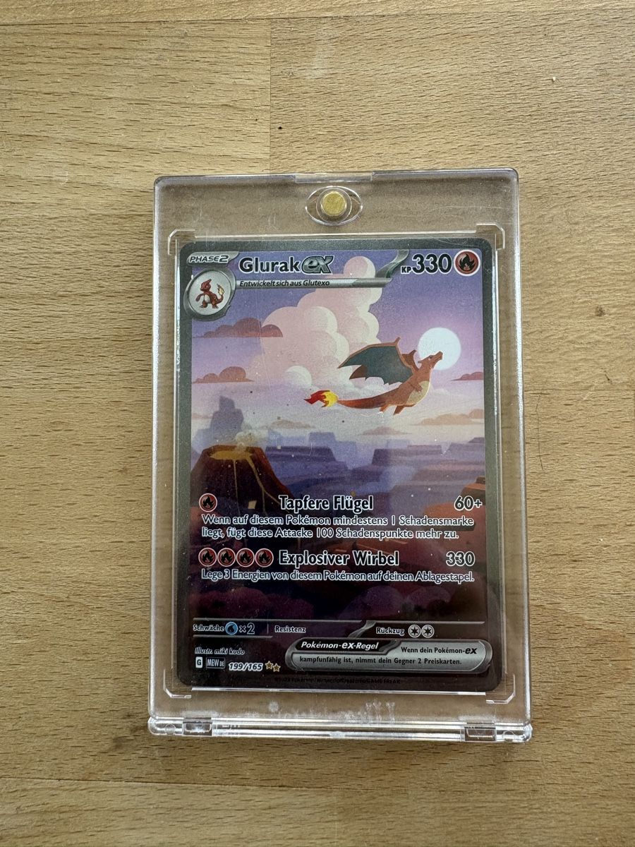 Pokémon Sammelbilder & Trading cards: Pokémon: Glurak ex 199/165 – Gebraucht aus Zürich von aquawelle_8008