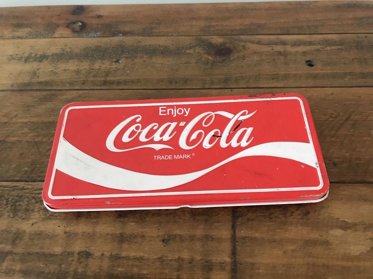 Dosen: Blechdose für Farbstifte Coca Cola – Gebraucht aus Rapperswil SG von cosiba01