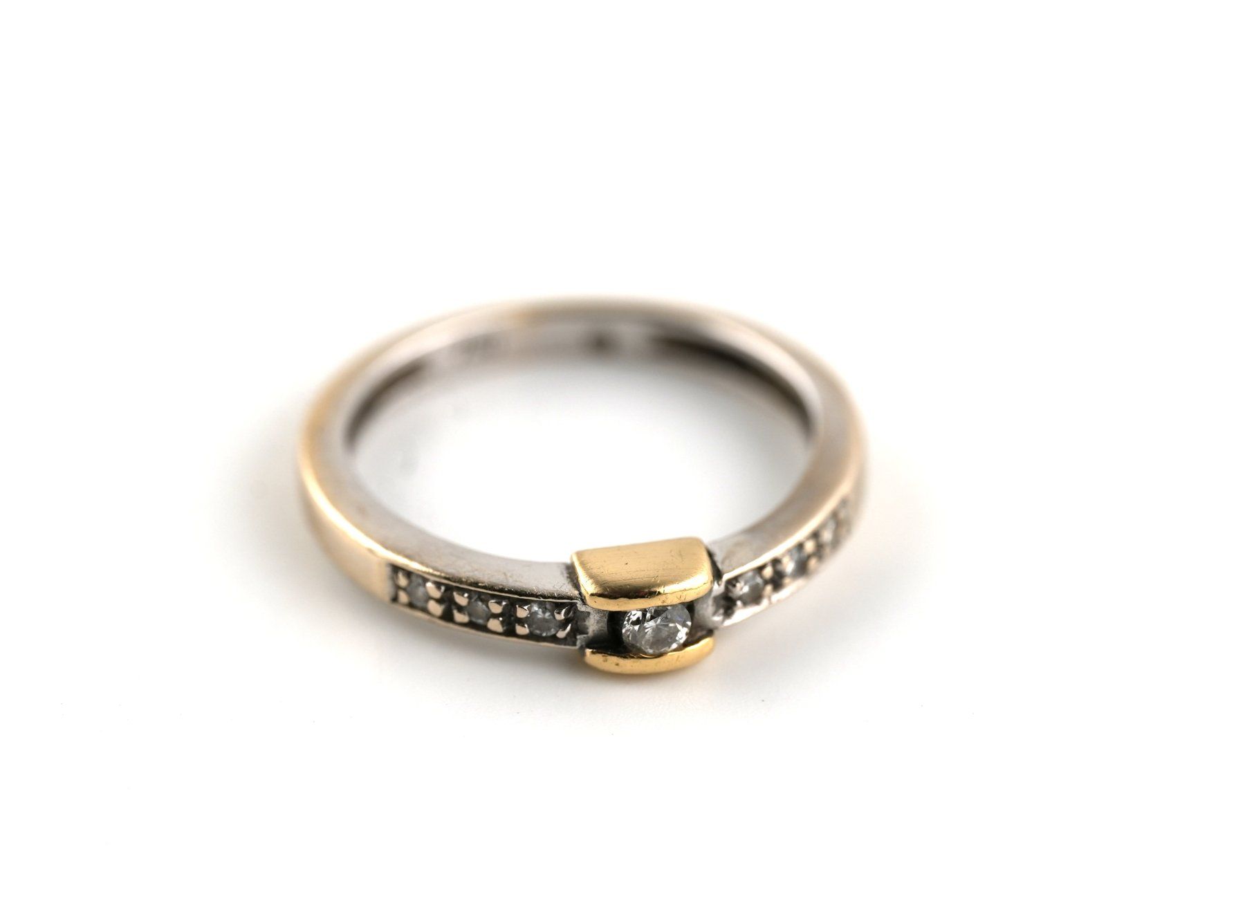 Ringe: Goldring 18K Bicolor – Gebraucht aus Basel von Edelmetallhaus24 4