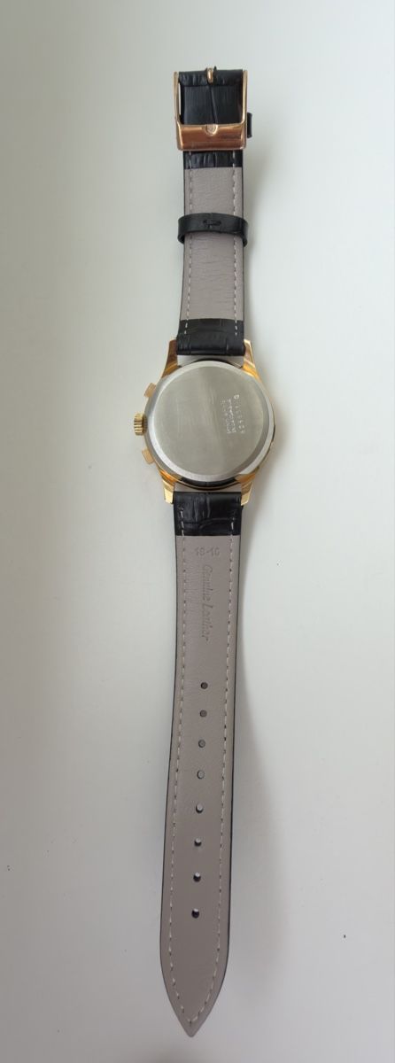 Swiss Orologi: Schweizer Chronograph Uhr Landeron vergoldet . Funktioniert – Usato da Zürich venduto da Fidel59 7