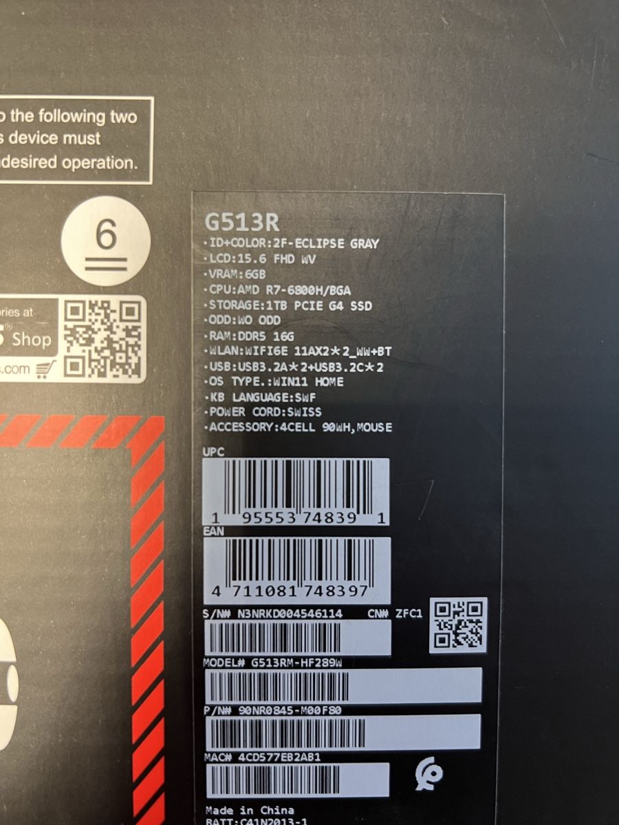 Asus PC: Asus Rog Portable G513R – Usato da L'Orient venduto da Pau_2jnt 6