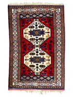 Ancien tapis TASPINAR laine noué main. Anatolie, 175x105 cm