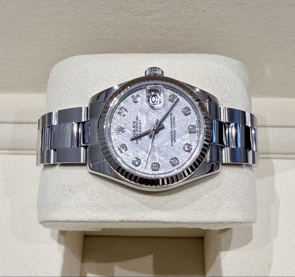 Rolex Orologi: Rolex Datejust 31 Meteorite Diamond – Usato da Zürich venduto da WATCHROOM 4