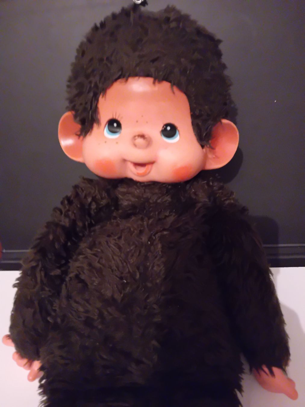 Monchhichi Giocattoli: Grande Monchichi vintage circa 50 cm – Usato da Biasca venduto da Old_6blh