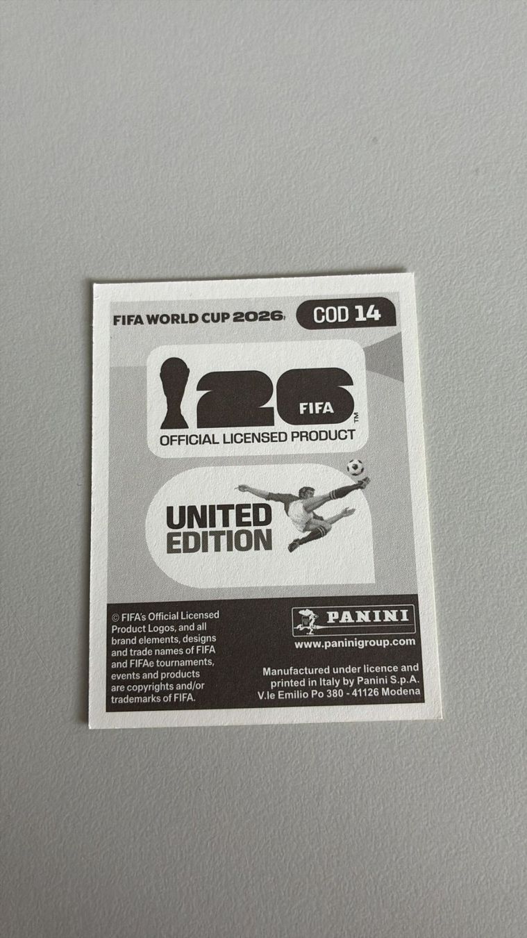 Panini Carte collezionabili: Carte panini 2026 - COD 14 – Nuovo (secondo la descrizione) da La Neuveville venduto da Ibo2300 1