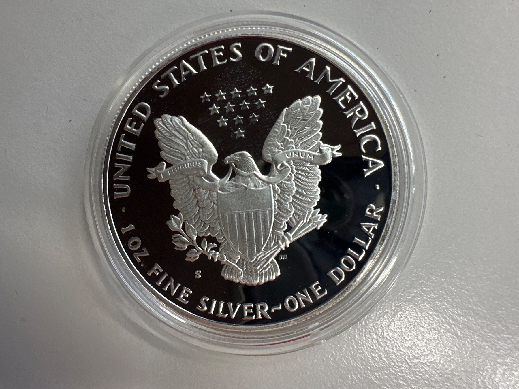 Tutti le monete: 1 Unze Silber American Eagle 1989 mit Originalbox – Nuovo e nell'imballaggio originale da Herisau venduto da herau 2