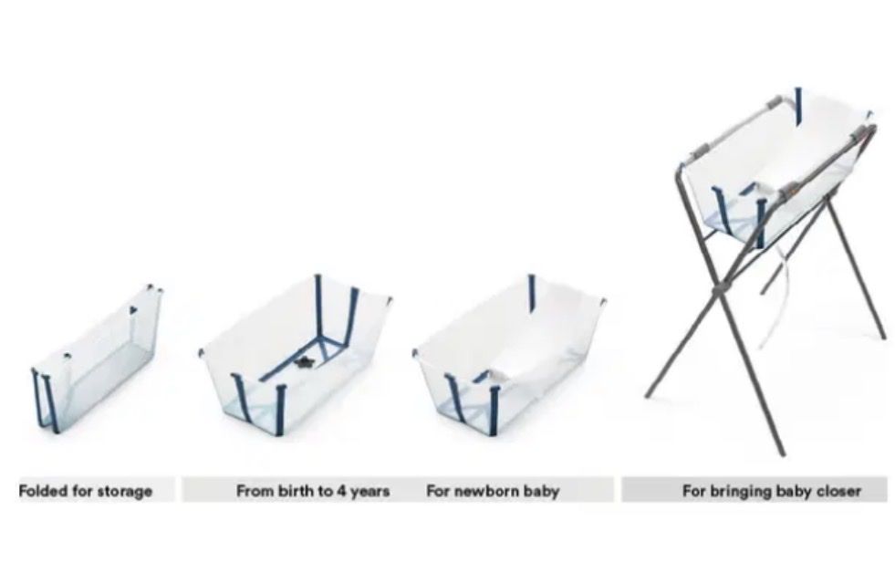 Vasche da bagno: STOKKEE Flexi Bath + Ständer – Usato da Zullwil venduto da Lu_Ru_23 2